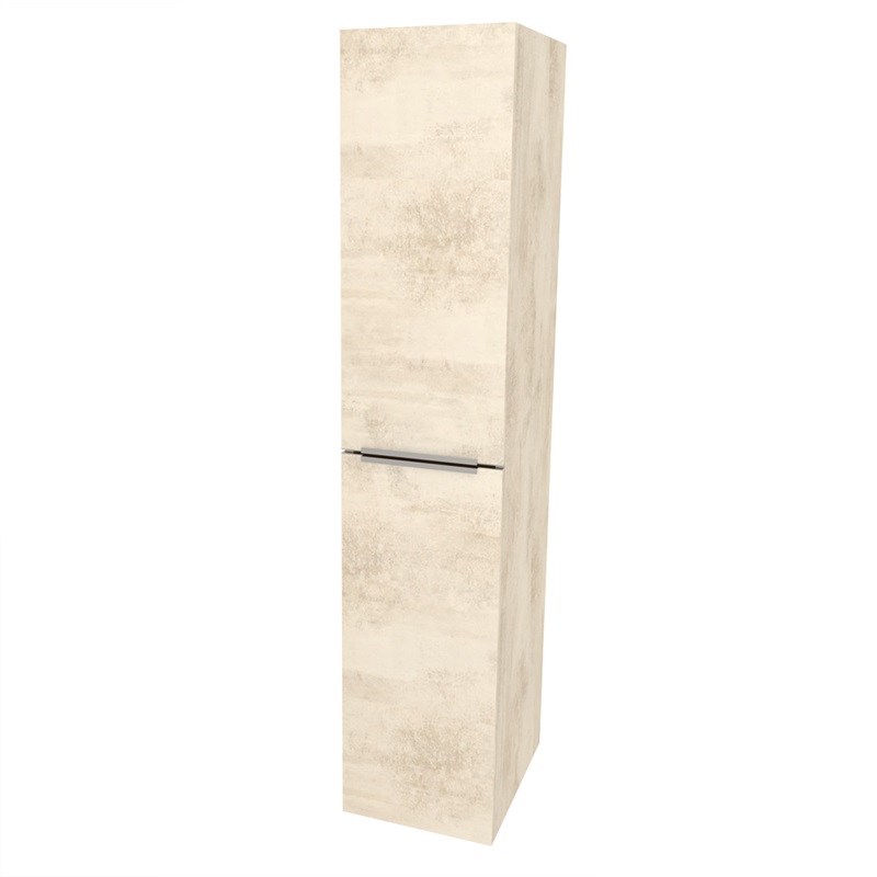 Mailo, koupelnová skříňka vysoká 170 cm,  Multidecor, Arktická bílá